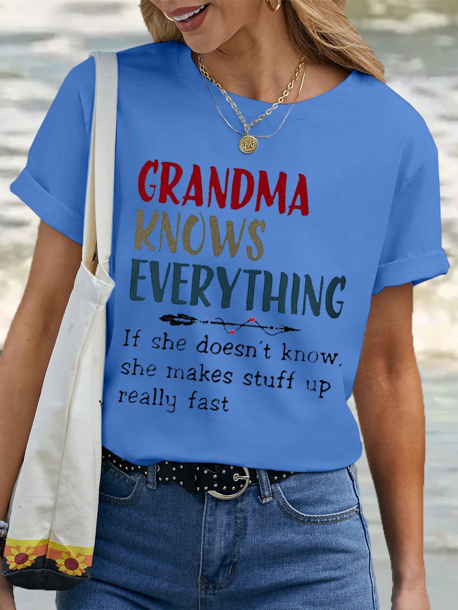 nonna Conosce Tutto quanto Donna T-shirt
