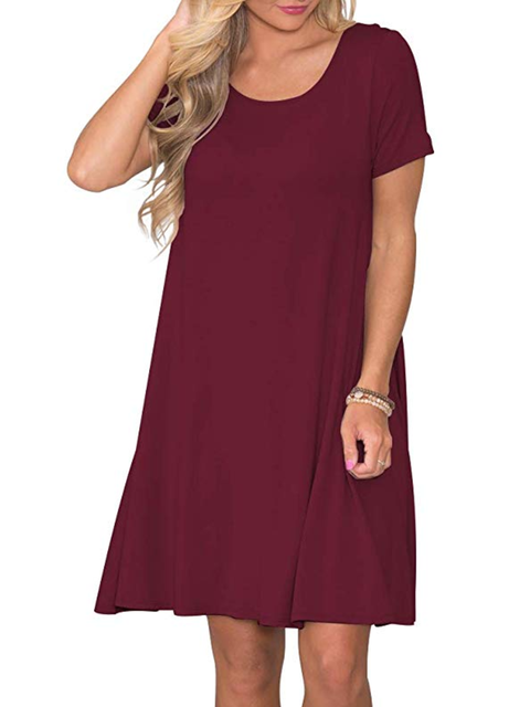 Justfashionnow Summer Dresses Casual Dresses Holiday Crew Neck Casual ...