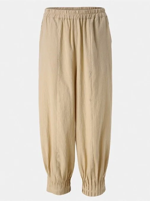 Pantaloni Casuale di Cotone