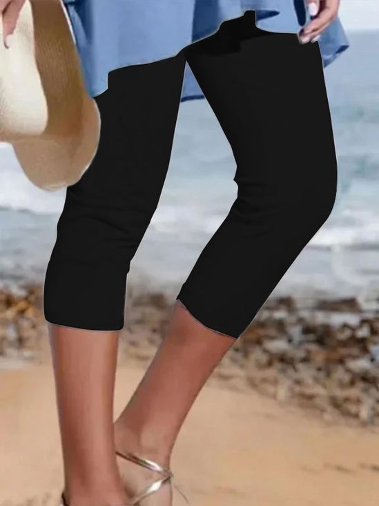 Cotone Casuale Vacanza Leggings