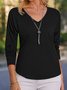 Donna Casuale Top Tunica Camicetta Camicia Maglione