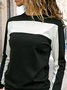Girocollo Cotone miscele Multicolore Top
