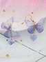 Retro Stile Simulazione Farfalla Amore Pietra preziosa Orecchini