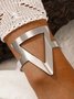 Ins Vintage Triangolo Argento Braccialetto