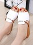Strass Casuale Sandali col Tacco Zeppa