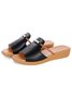 Strass Casuale Sandali col Tacco Zeppa