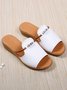 Strass Casuale Sandali col Tacco Zeppa