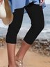 Cotone Casuale Vacanza Leggings